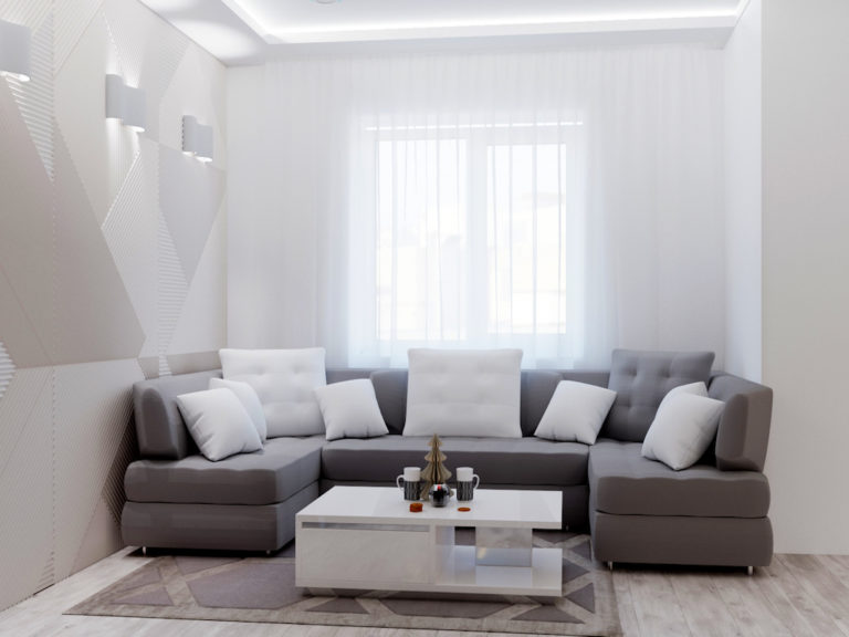 Квартира минимализм 150 м2