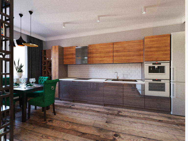 Квартира в стиле Loft + Classic