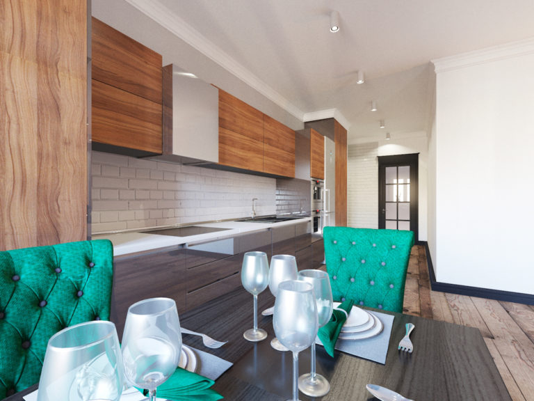 Квартира в стиле Loft + Classic