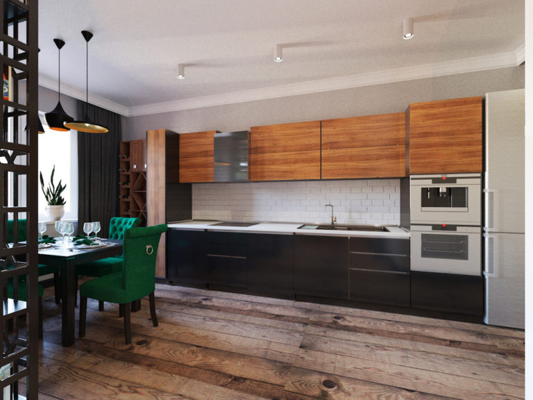 Квартира в стиле Loft + Classic