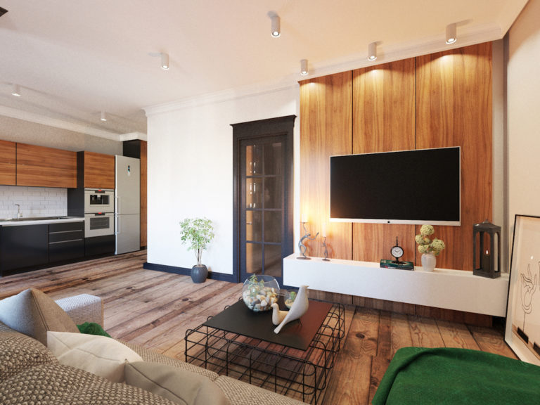 Квартира в стиле Loft + Classic