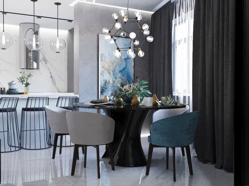 Проект в стиле современной классики с элементами LOFT Проект в стиле современной классики с элементами LOFT