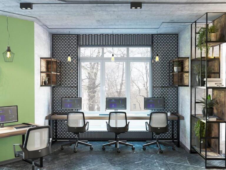 Офис в стиле Loft 65 м2